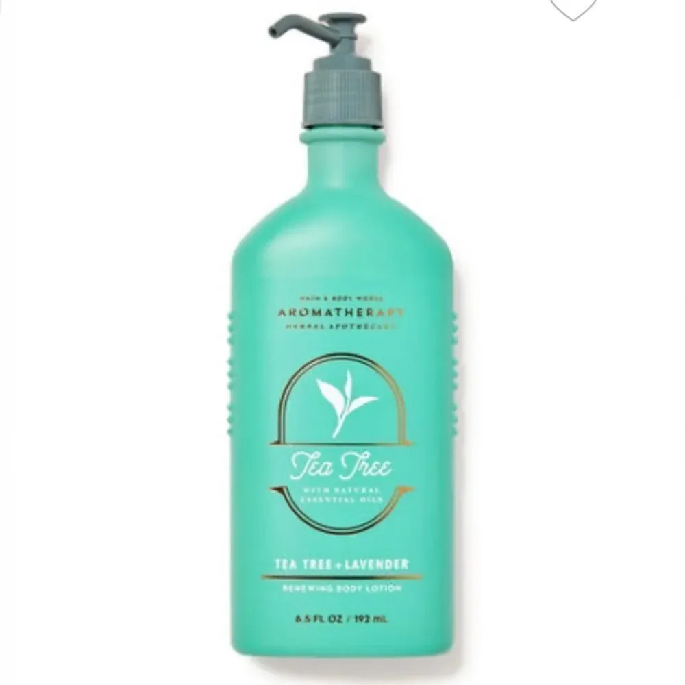 NWT 2 Pc Bath & Body Works Aromatherapy Tea Tree Lavender Body Lotion 6.5 fl oz